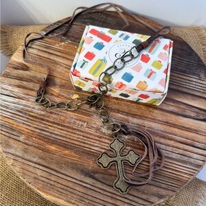 Plunder Carmen Cross Necklace-NIB